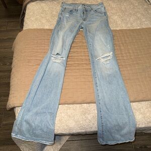 American Eagle flare jeans size 6 X-long